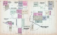 Hubbell, Carleton, Belvidere, Davenport, Alexandria, Chester, Hebron, Nebraska State Atlas 1885